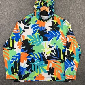 Good Good Golf Hoodie Men 2XL Golf AOP Floral Performance Stretch Palms Pullover